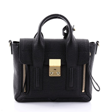 3.1 Phillip Lim Pashli Satchel Leather Mini Black 2666901