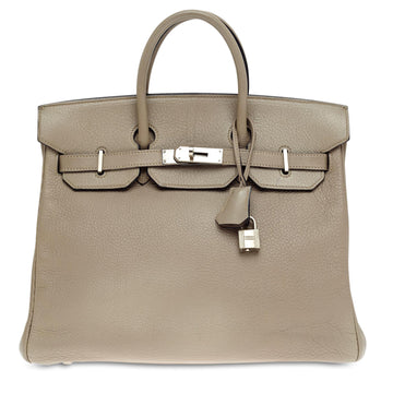 Hermes Birkin Clemence- Gris 32 HAC