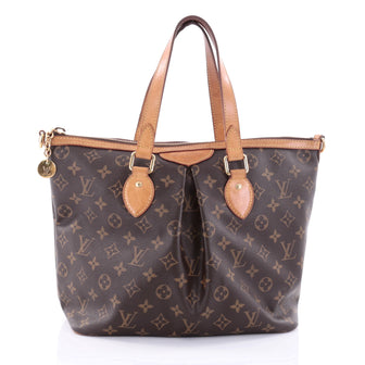 Louis Vuitton Palermo Handbag Monogram Canvas PM Brown 2670102