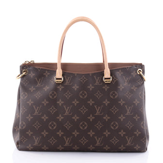 Louis Vuitton Pallas Tote Monogram Canvas Brown 2670202