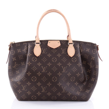 Louis Vuitton Turenne Handbag Monogram Canvas MM Brown 2670401