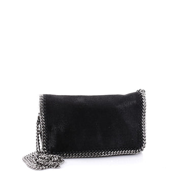 Stella McCartney Falabella Crossbody Bag Shaggy Deer Mini Black 2671304