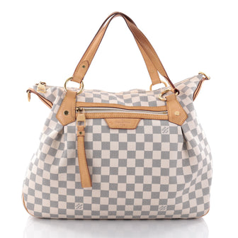 Louis Vuitton Evora Handbag Damier MM White 2672201