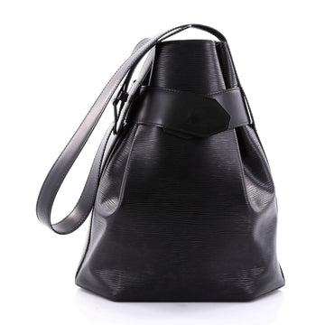 Louis Vuitton Vintage Sac d'Epaule Handbag Epi Leather GM Black 2674001