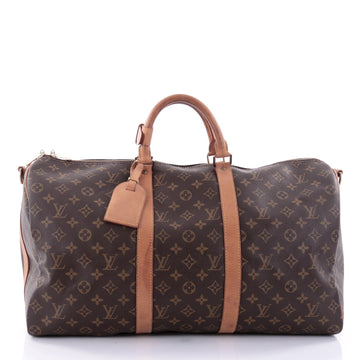 Louis Vuitton Keepall Bandouliere Bag Monogram Canvas 50 Brown 2674202