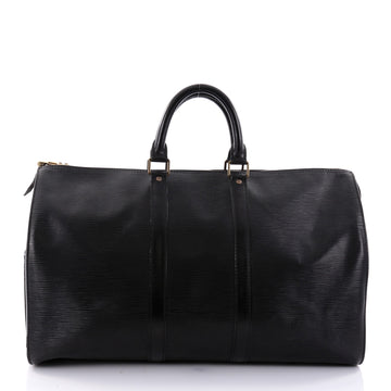 Louis Vuitton Keepall Bag Epi Leather 50 Black 2676203