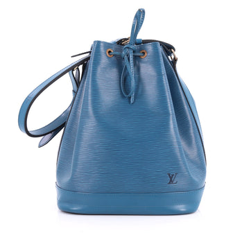 Louis Vuitton Noe Handbag Epi Leather Large Blue 2678702