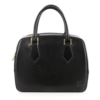 Louis Vuitton Sablons Handbag Epi Leather Black 2679202