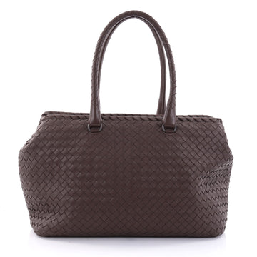Bottega Veneta Brick Bag Intrecciato Nappa Large Brown 2680101