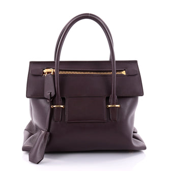 Tom Ford Icon Tote Leather Small Red 2681302