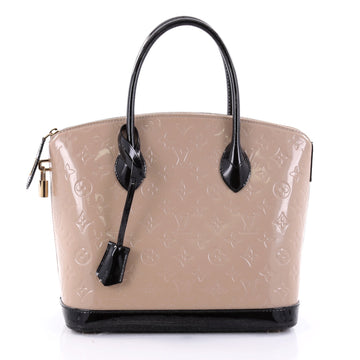 Louis Vuitton Lockit Handbag Monogram Vernis PM Neutral 2681802