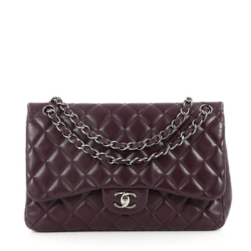 Chanel Classic Double Flap Bag Quilted Lambskin Jumbo 2682905