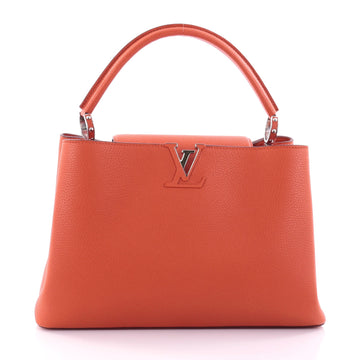 Louis Vuitton Capucines Handbag Leather MM 2683404