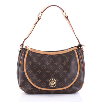 Louis Vuitton Tulum Handbag Monogram Canvas PM Brown 2684002