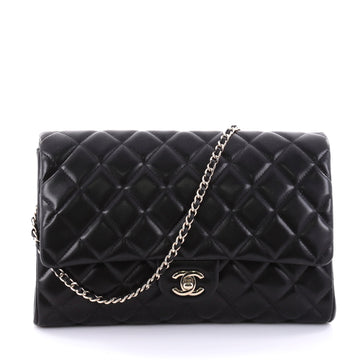  Chanel Clutch with Chain Quilted Lambskin Black 2685301