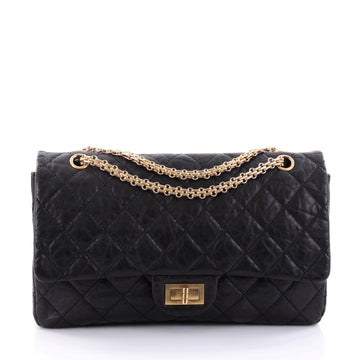 Chanel Reissue 2.55 Handbag Quilted Aged Calfskin 227 Black 2685501
