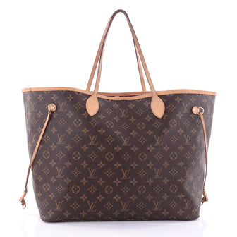 Louis Vuitton Neverfull NM Tote Monogram Canvas GM Brown 2686101
