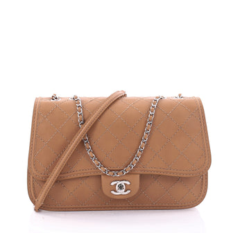 Chanel CC Flap Messenger Bag Quilted Calfskin Medium 2686203