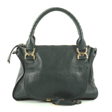 Chloe Marcie Satchel Leather Medium Green 2687701
