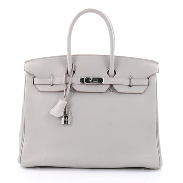 Hermes Birkin Handbag Grey Togo with Palladium Hardware 2687901