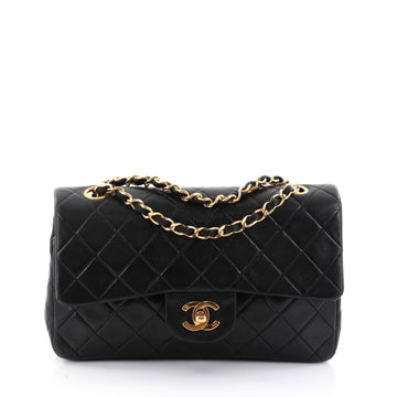 Chanel Vintage Classic Double Flap Bag Quilted Lambskin black 2692401