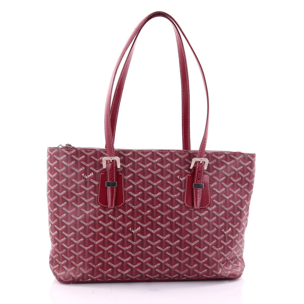 Buy Goyard Okinawa Handbag Canvas PM Red 2693101