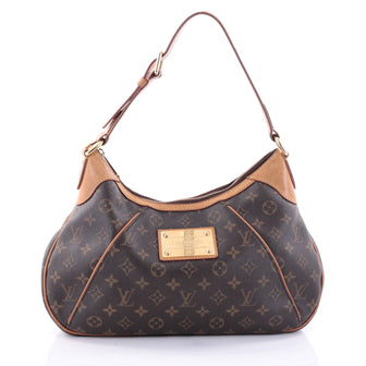 Louis Vuitton Thames Handbag Monogram Canvas GM Brown 2693701
