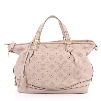 Louis Vuitton Stellar Handbag Mahina Leather PM Neutral