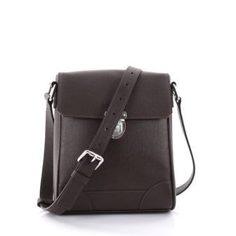 Louis Vuitton Luka Ardoise Handbag Taiga Leather Brown 2695403