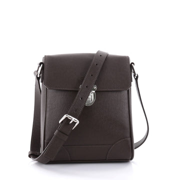 Louis Vuitton Luka Ardoise Handbag Taiga Leather Brown 2695403