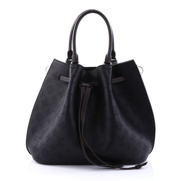 Louis Vuitton Girolata Handbag Mahina Leather Black 2695901