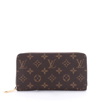 Louis Vuitton Zippy Wallet Monogram Canvas Brown 2696001