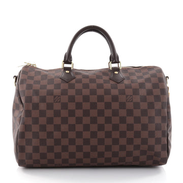 Louis Vuitton Speedy Bandouliere Bag Damier 35 Brown 2696003