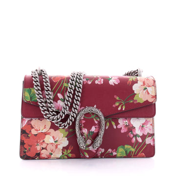 Gucci Dionysus Handbag Blooms Print Leather Small Red 2698502