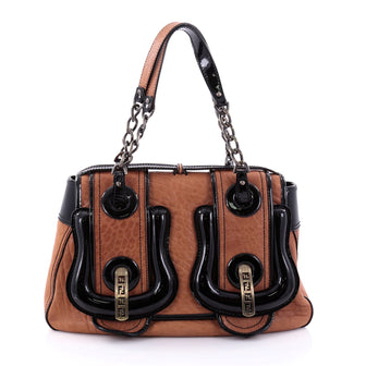 Fendi B. Bag Leather Medium Brown 2702601