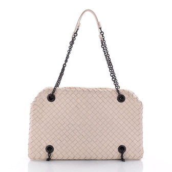 Bottega Veneta Duo bag Intrecciato Nappa White 2702806