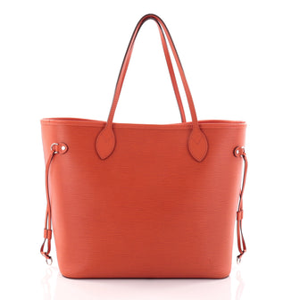 Louis Vuitton Neverfull Tote Epi Leather MM Orange 2703101