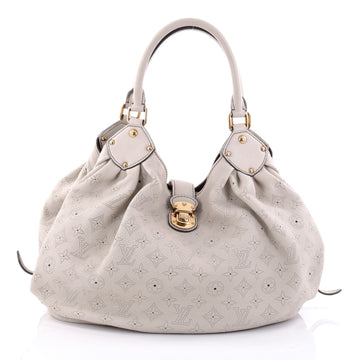 Louis Vuitton L Hobo Mahina Leather White 2703601