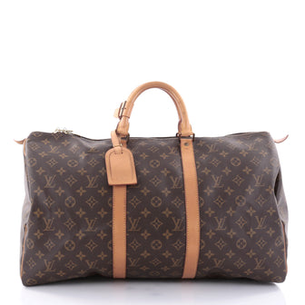 Louis Vuitton Keepall Bag Monogram Canvas 50 Brown 2704003