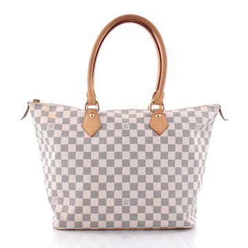 Louis Vuitton Saleya Handbag Damier MM White 2704201