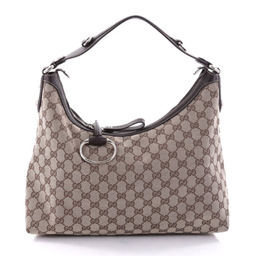 Gucci Icon Bit Hobo GG Canvas Medium Brown 2705002