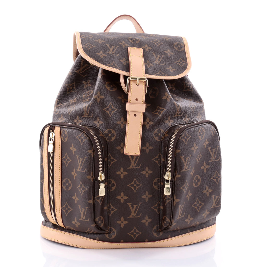 louis vuitton bosphore backpack monogram canvas Pre Loved Sac A Dos Fair Condition First Impressions + What's In