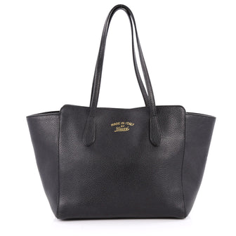 Gucci Swing Tote Leather Small Black 2705501