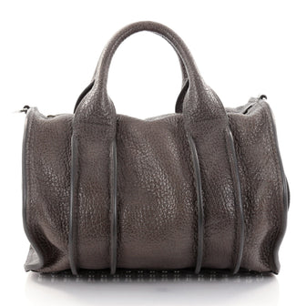 Alexander Wang Rocco Satchel Leather Gray 2706001