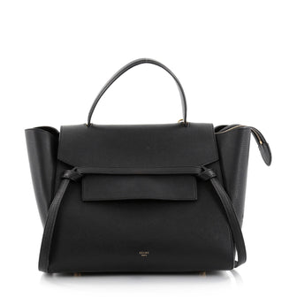 Celine Belt Bag Grainy Leather Micro Black 2707901