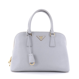 Prada Promenade Handbag Saffiano Leather Medium Gray 2709101
