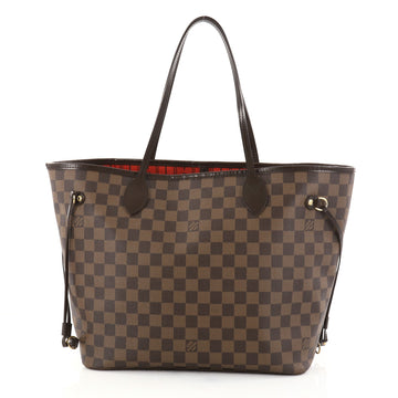 Louis Vuitton Neverfull Tote Damier MM Brown 2710001