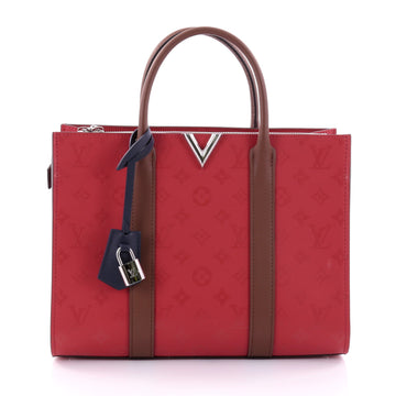 Louis Vuitton Very Tote Monogram Leather MM Red 2711401