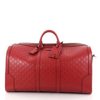 Gucci Signature Convertible Duffle Bag Guccissima 2712901