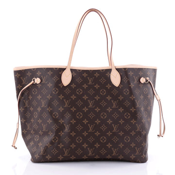 Louis Vuitton Neverfull NM Tote Monogram Canvas GM Brown 2713701